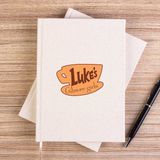 Zepplin Giyim Glimore Girls Luke's Çizgisiz Kanvas Defter Çizgisiz - Krem - 14x21 cm