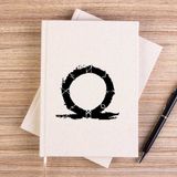 Zepplin Giyim God Of War Ragnarok Omega Çizgisiz Kanvas Defter Çizgisiz - Krem - 14x21 cm