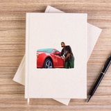 Zepplin Giyim Gta Car Thief Man Çizgisiz Kanvas Defter Çizgisiz - Krem - 14x21 cm