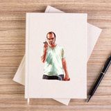 Zepplin Giyim Gta Conspirator Çizgisiz Kanvas Defter Çizgisiz - Krem - 14x21 cm
