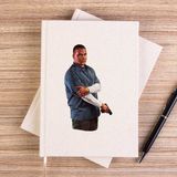 Zepplin Giyim Gta Rifleman Human Çizgisiz Kanvas Defter Çizgisiz - Krem - 14x21 cm