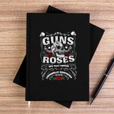 Zepplin Giyim Guns N Roses Louis Ulle Kentucky Siyah Çizgisiz Kanvas Defter Çizgisiz - 14x21 cm