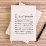 Zepplin Giyim Guns N Roses November Rain Çizgisiz Kanvas Defter Çizgisiz - Krem - 14x21 cm