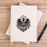 Zepplin Giyim Hearts Of Iron 4 Imperial Coat Of Arms Of Germany Çizgisiz Kanvas Defter Çizgisiz - Krem - 14x21 cm