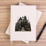 Zepplin Giyim Human History Çizgisiz Kanvas Defter Çizgisiz - Krem - 14x21 cm