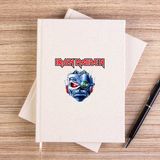 Zepplin Giyim Iron Maiden Bionic Çizgisiz Kanvas Defter Çizgisiz - Krem - 14x21 cm