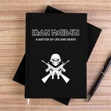 Zepplin Giyim Iron Maiden Matter Of Life Siyah Kanvas Defter Çizgisiz - 14x21 cm