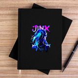 Zepplin Giyim Jinx Siyah Çizgisiz Kanvas Defter Çizgisiz - 14x21 cm