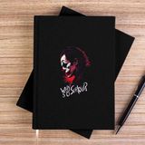 Zepplin Giyim Joker Siyah Çizgisiz Kanvas Defter Çizgisiz - 14x21 cm