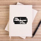 Zepplin Giyim Judas Priest Black Steel Çizgisiz Kanvas Defter Çizgisiz - Krem - 14x21 cm