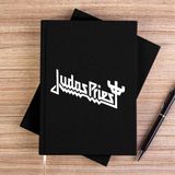 Zepplin Giyim Judas Priest Siyah Kanvas Defter Çizgisiz - 14x21 cm