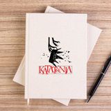 Zepplin Giyim Katatonia Crown Çizgisiz Kanvas Defter Çizgisiz - Krem - 14x21 cm