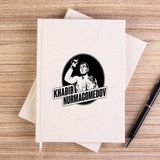 Zepplin Giyim Khabib Nurmagomedov Çizgisiz Kanvas Defter Çizgisiz - Krem - 14x21 cm