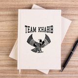 Zepplin Giyim Khabib Nurmagomedov Team Essential 2 Çizgisiz Kanvas Defter Çizgisiz - Krem - 14x21 cm