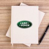 Zepplin Giyim Land Rover Logo Çizgisiz Kanvas Defter Çizgisiz - Krem - 14x21 cm