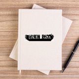 Zepplin Giyim Linkin Park He Is Legend Çizgisiz Kanvas Defter Çizgisiz - Krem - 14x21 cm