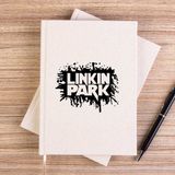 Zepplin Giyim Linkin Park Underground Çizgisiz Kanvas Defter Çizgisiz - Krem - 14x21 cm