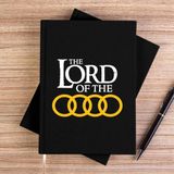 Zepplin Giyim Lord Of The Audi Siyah Kanvas Defter Çizgisiz - 14x21 cm