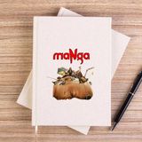Zepplin Giyim Manga Antroposen Çizgisiz Kanvas Defter Çizgisiz - Krem - 14x21 cm