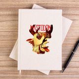 Zepplin Giyim Mastodon The Hunter Çizgisiz Kanvas Defter Çizgisiz - Krem - 14x21 cm