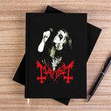 Zepplin Giyim Mayhem Rotten Dead Siyah Kanvas Defter Çizgisiz - 14x21 cm