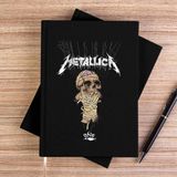 Zepplin Giyim Metallica One Siyah Kanvas Defter Çizgisiz - 14x21 cm