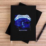 Zepplin Giyim Metallica Ride The Light Siyah Kanvas Defter Çizgisiz - 14x21 cm