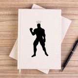 Zepplin Giyim Mike Tyson Fury Çizgisiz Kanvas Defter Çizgisiz - Krem - 14x21 cm