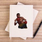 Zepplin Giyim Mike Tyson Wbc Fight Çizgisiz Kanvas Defter Çizgisiz - Krem - 14x21 cm