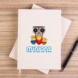 Zepplin Giyim Minions The Rise Of Gru Çizgisiz Kanvas Defter Çizgisiz - Krem - 14x21 cm