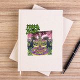 Zepplin Giyim Morbid Angel Domination Çizgisiz Kanvas Defter Çizgisiz - Krem - 14x21 cm