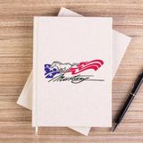 Zepplin Giyim Must. Amerika Krem Çizgisiz Kanvas Defter Çizgisiz - 14x21 cm