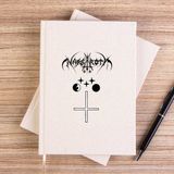 Zepplin Giyim Nargaroth Orke Çizgisiz Kanvas Defter Çizgisiz - Krem - 14x21 cm