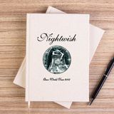 Zepplin Giyim Nightwish Once Çizgisiz Kanvas Defter Çizgisiz - Krem - 14x21 cm