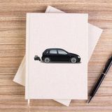 Zepplin Giyim Opel Corsa Krem Çizgisiz Kanvas Defter Çizgisiz - 14x21 cm