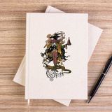Zepplin Giyim Opeth Sketch Çizgisiz Kanvas Defter Çizgisiz - Krem - 14x21 cm