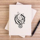 Zepplin Giyim Opeth Type Çizgisiz Kanvas Defter Çizgisiz - Krem - 14x21 cm