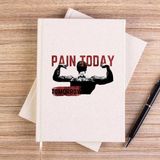 Zepplin Giyim Paın Today Krem Çizgisiz Kanvas Defter Çizgisiz - 14x21 cm