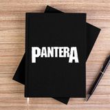 Zepplin Giyim Pantera Logo Siyah Kanvas Defter Çizgisiz - 14x21 cm