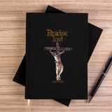 Zepplin Giyim Paradise Lost Gothic Siyah Çizgisiz Kanvas Defter Çizgisiz - 14x21 cm