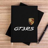 Zepplin Giyim Porshe GT3RS Siyah Kanvas Defter Çizgisiz - 14x21 cm