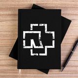 Zepplin Giyim Rammstein Classic Distorted Siyah Kanvas Defter Çizgisiz - 14x21 cm