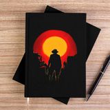 Zepplin Giyim Red Dead Redemption 2 Arthur Morgan Siyah Kanvas Defter Çizgisiz - 14x21 cm