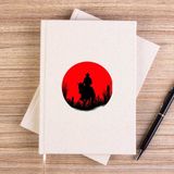 Zepplin Giyim Red Dead Redemption 2 Red Çizgisiz Kanvas Defter Çizgisiz - Krem - 14x21 cm