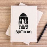 Zepplin Giyim Satyricon Possessed Çizgisiz Kanvas Defter Çizgisiz - Krem - 14x21 cm