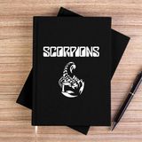 Zepplin Giyim Scorpions Classic Siyah Kanvas Defter Çizgisiz - 14x21 cm