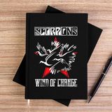 Zepplin Giyim Scorpions Wind Of Change Siyah Kanvas Defter Çizgisiz - 14x21 cm