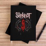 Zepplin Giyim Slipknot Logo Siyah Kanvas Defter Çizgisiz - 14x21 cm