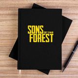 Zepplin Giyim Sons Of The Forest Siyah Çizgisiz Kanvas Defter Çizgisiz - 14x21 cm