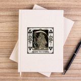 Zepplin Giyim Suicide Silence Become The Hunter Artwork Çizgisiz Kanvas Defter Çizgisiz - Krem - 14x21 cm